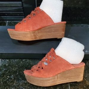 Michael Kors suede Leather Platform Ladies Shoes